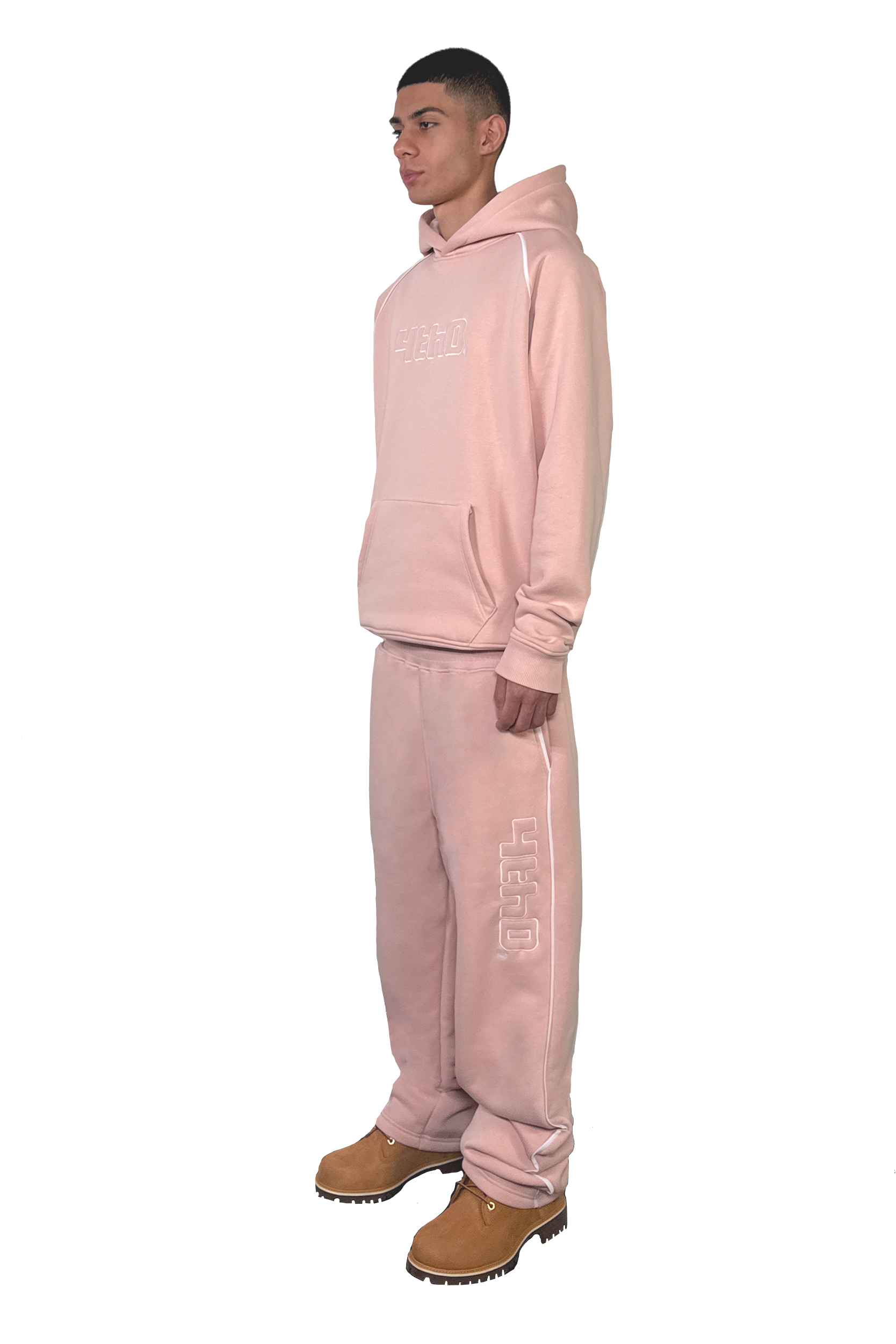 Sweatsuit Set - Coral
