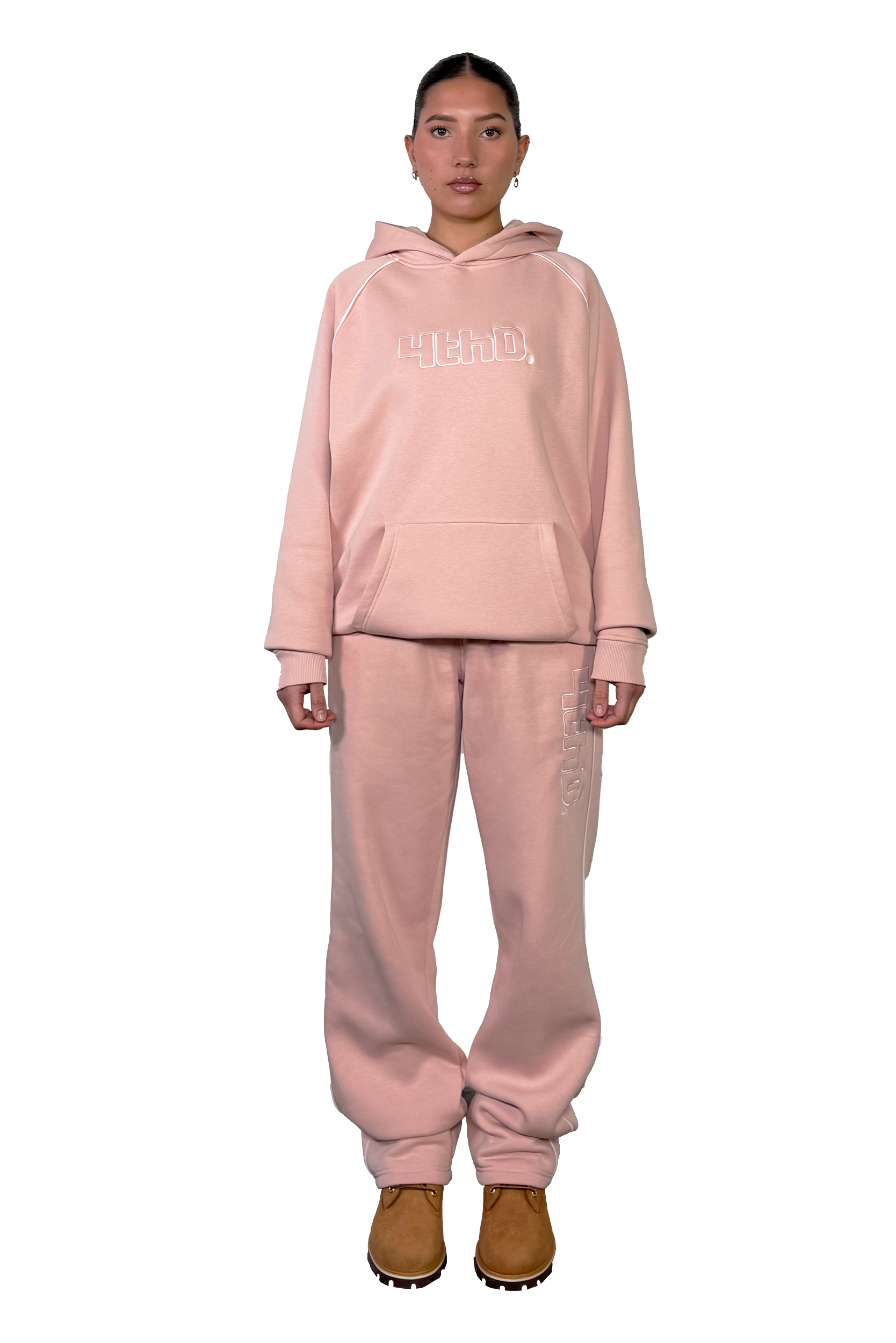 Sweatsuit Set - Coral
