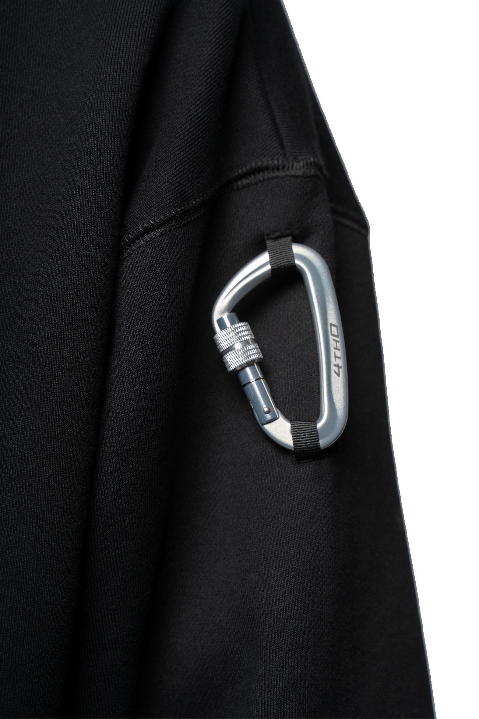 Hoodie Terry Clo. Logo - Black