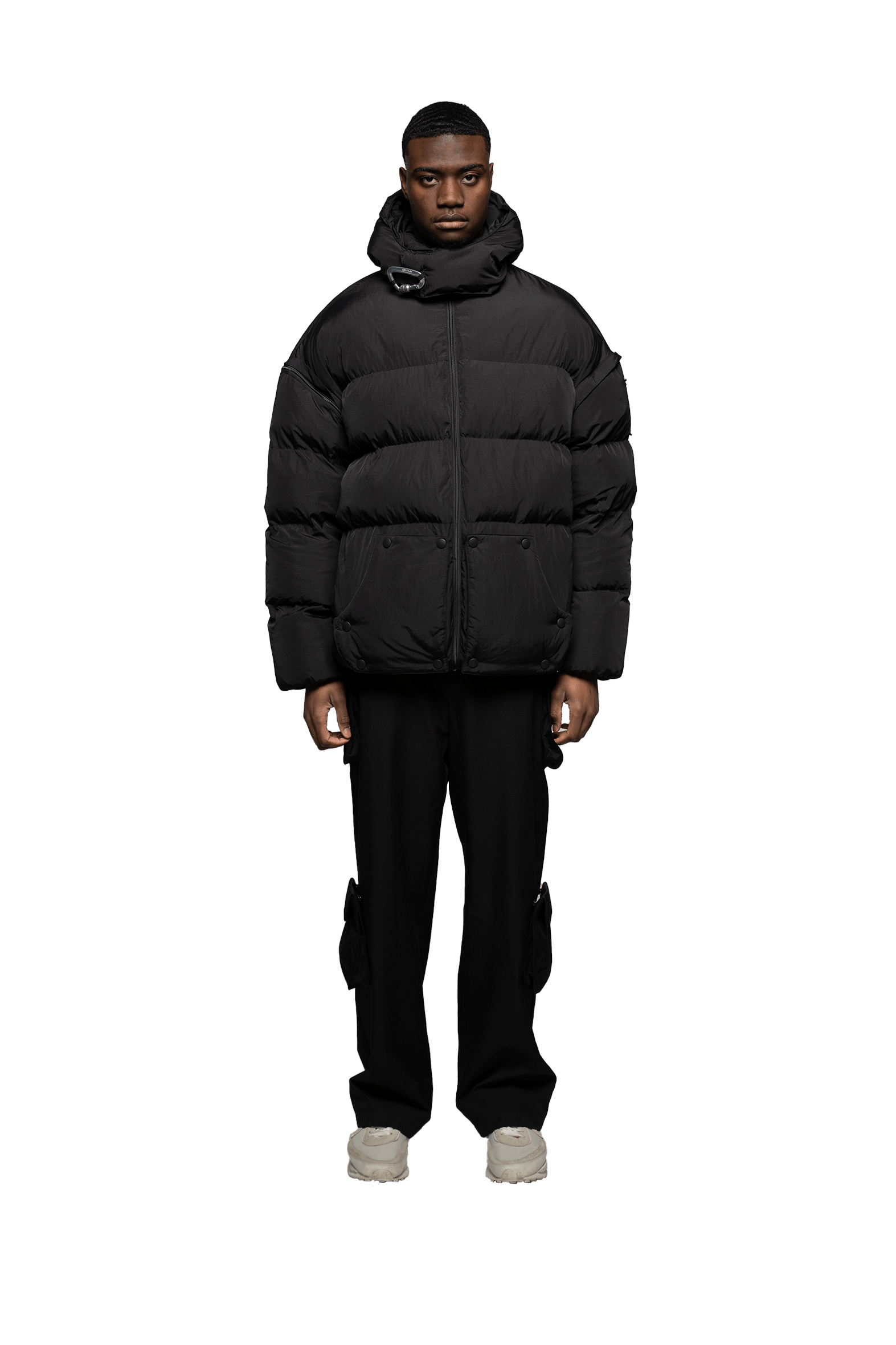 Functional Puffer Vest/Jacket - Black