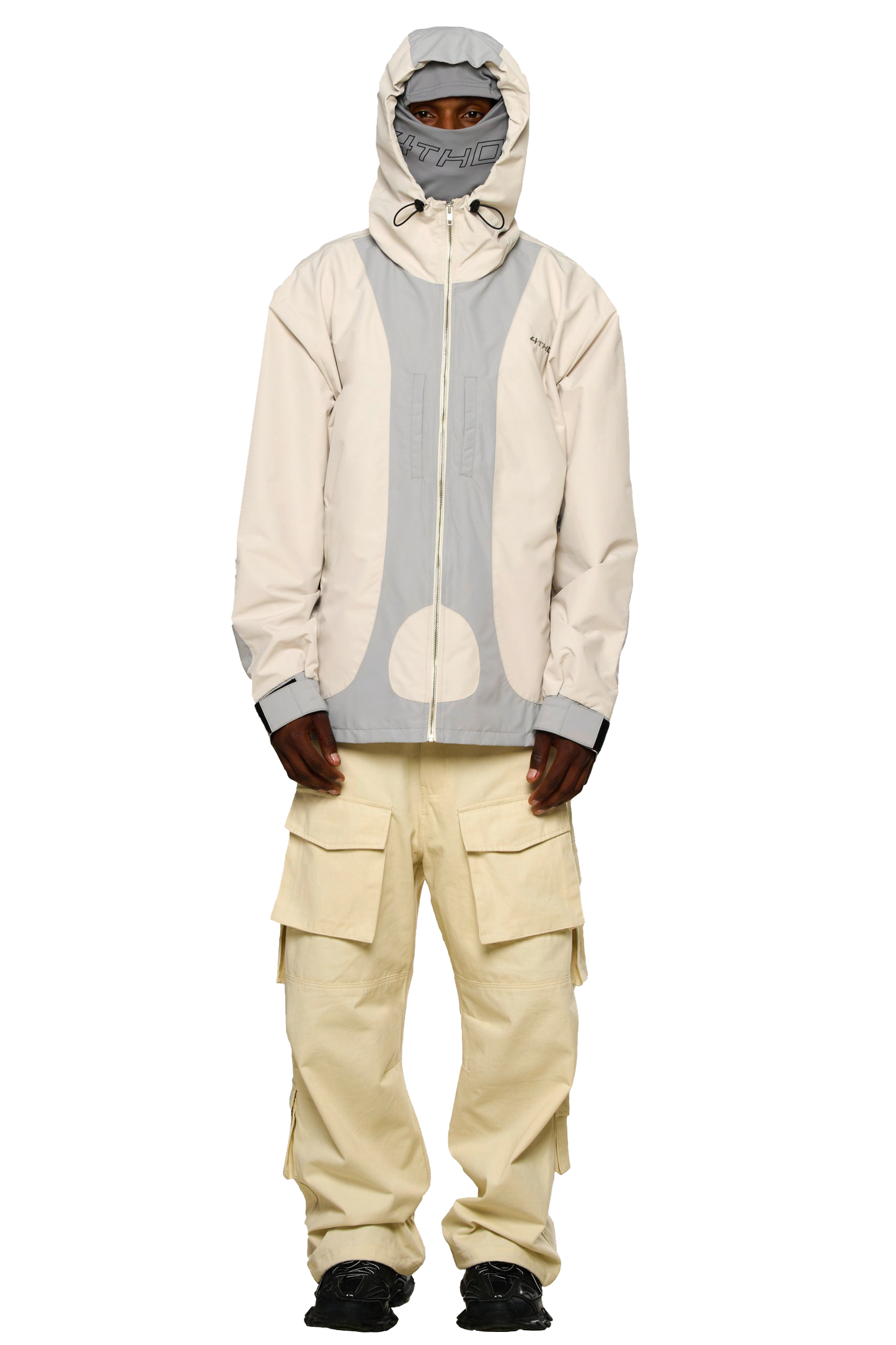 Waterproof Tech Shell Jacket - Grey Beige