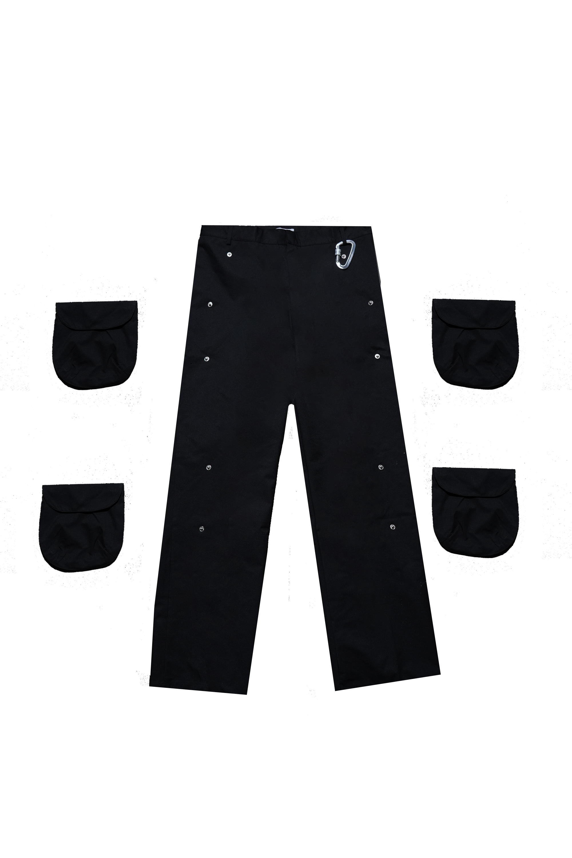 Functional Pockets Cargo - Black