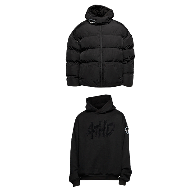 Puffer Jacket + Hoodie Set