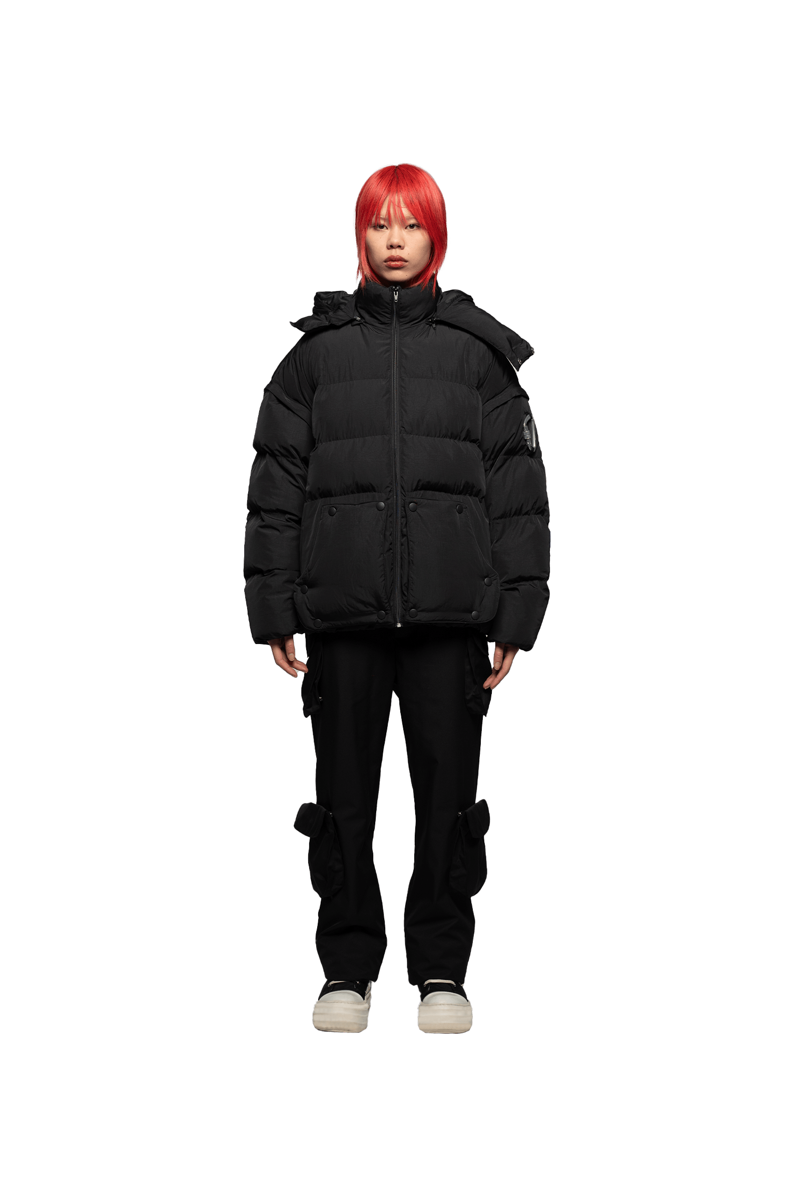 Puffer Jacket + Scarf Set