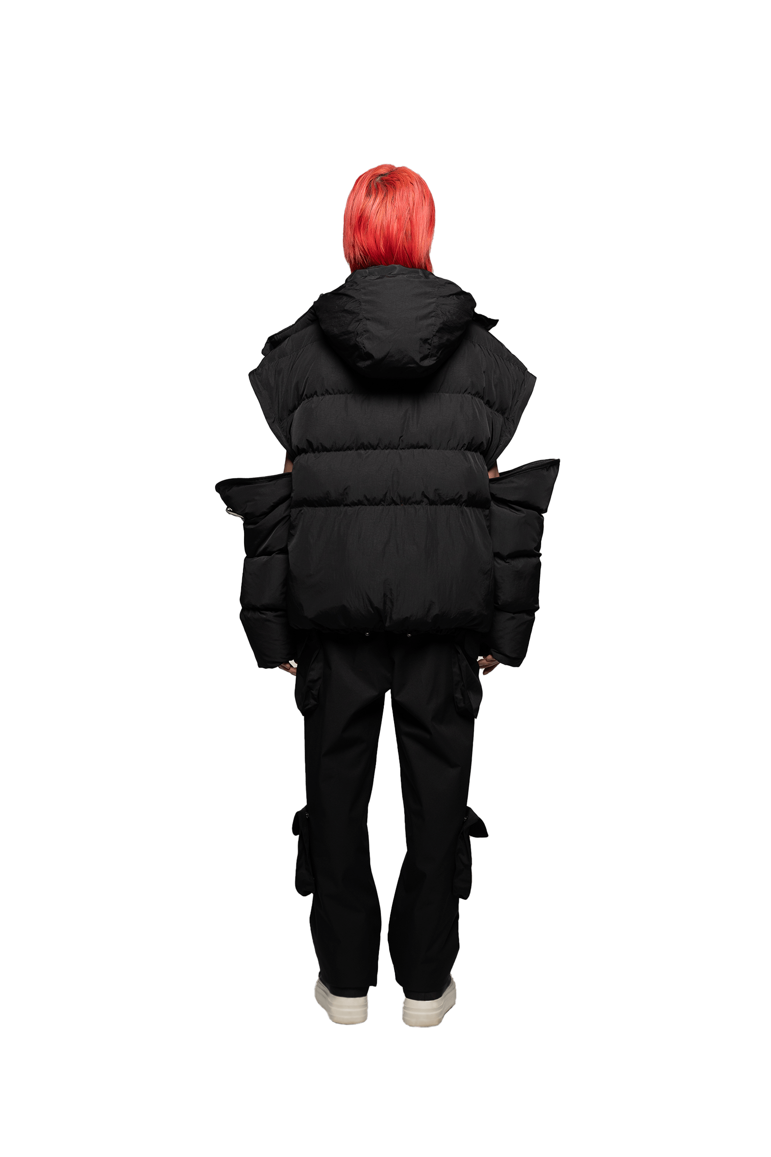 Functional  Puffer Vest/Jacket - Black