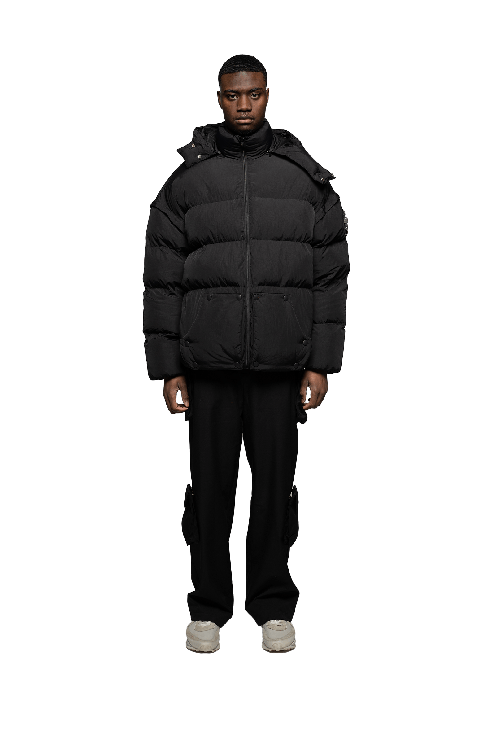 Functional  Puffer Vest/Jacket - Black