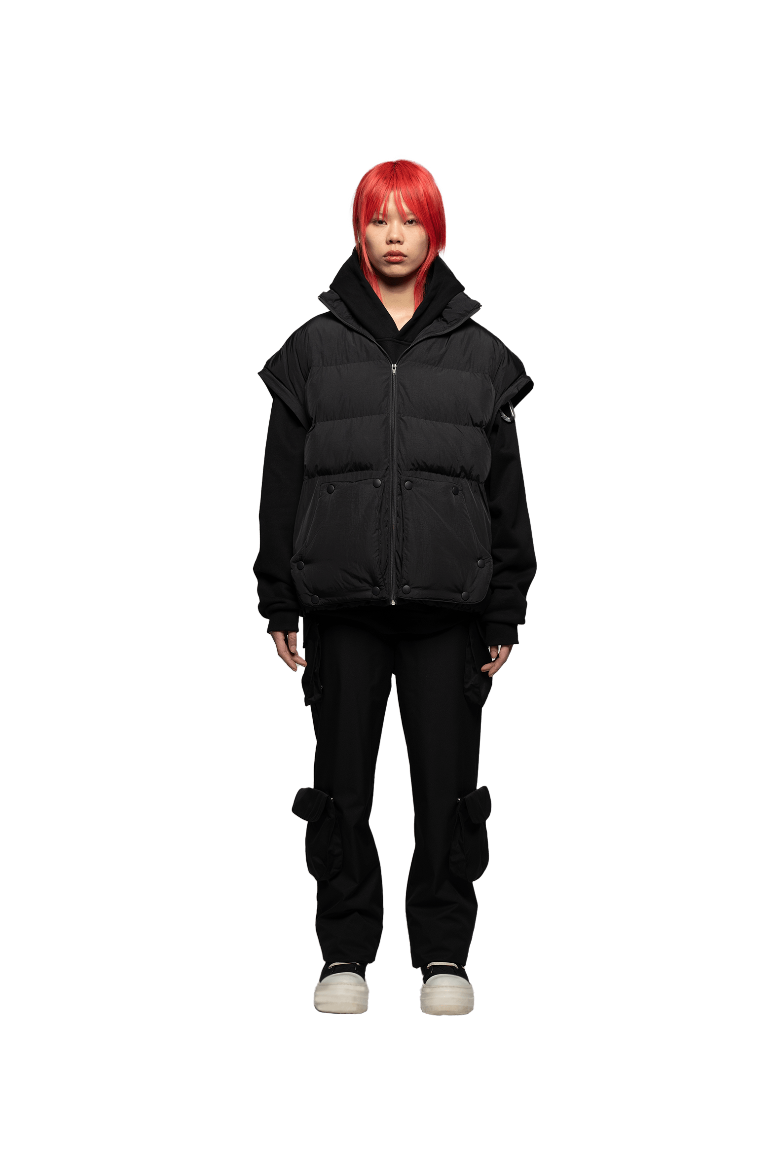 Functional  Puffer Vest/Jacket - Black