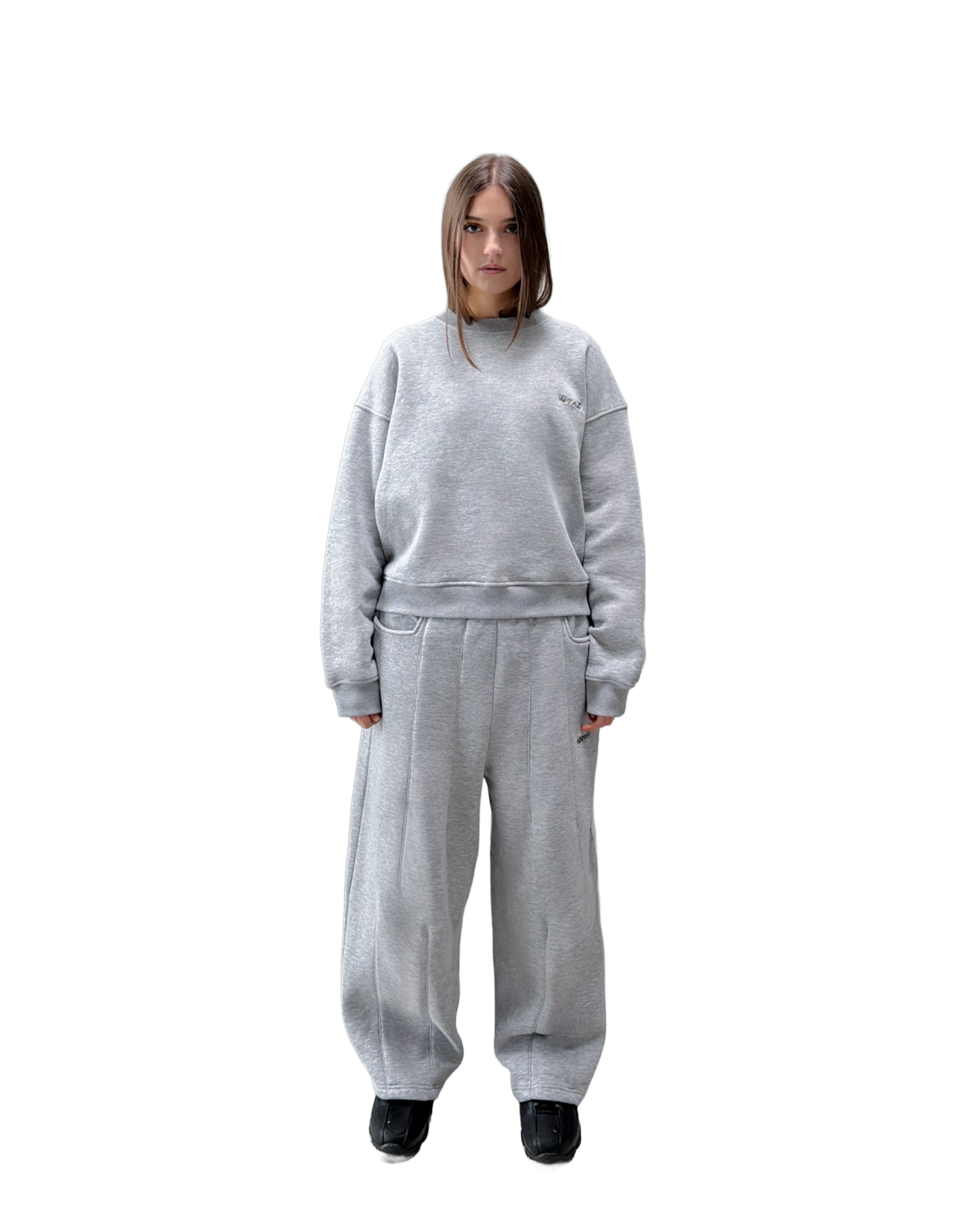 Crewneck - Grey Melange