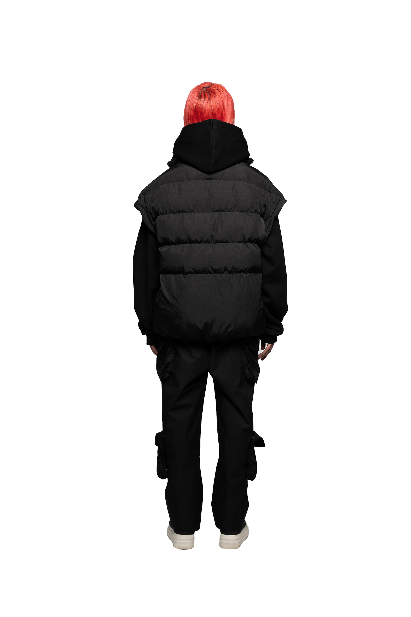 Functional  Puffer Vest/Jacket - Black