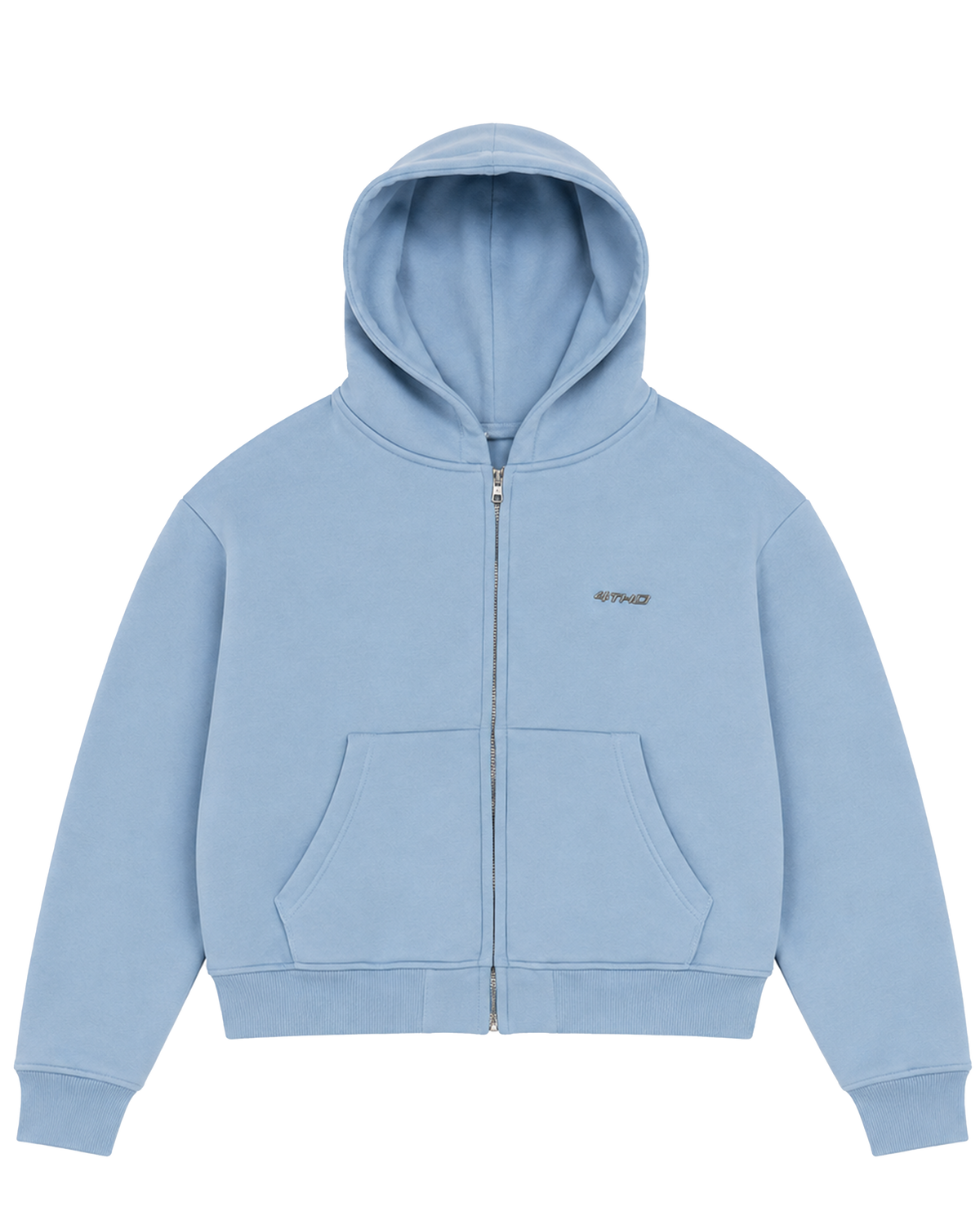 Zip Hoodie - Baby Blue