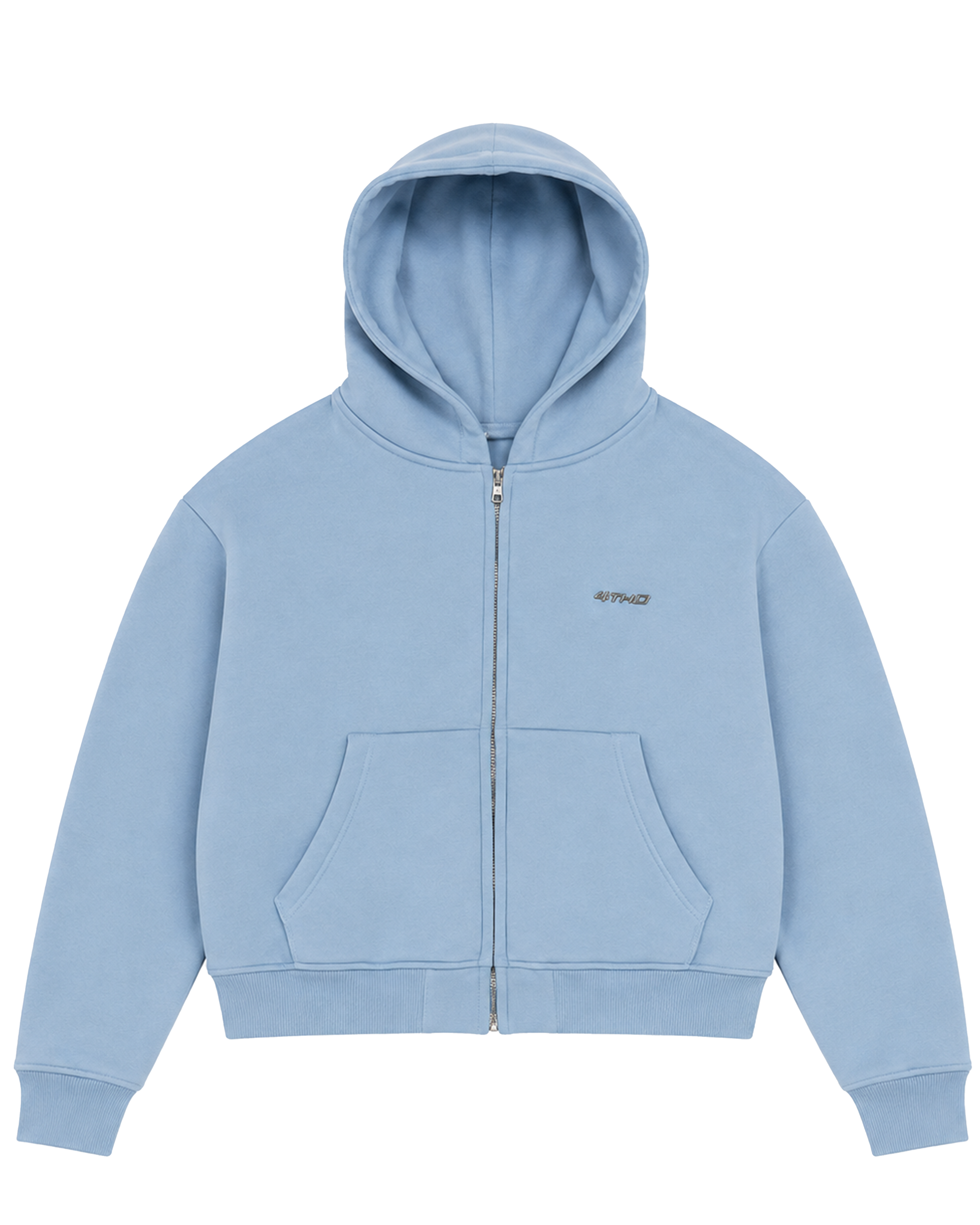 Zip Hoodie - Baby Blue